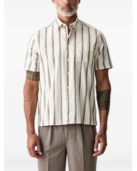 Barbour - Barkend Striped-Pattern Short-Sleeved Shirt - Lyst