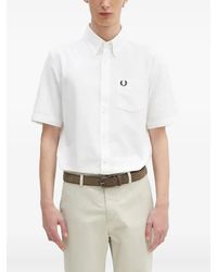 Fred Perry - Overhemd Met Geborduurd Logo - Lyst