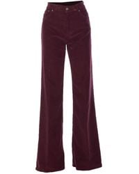 Dondup - Ribfluwelen Broek Met Opgestikte Zak - Lyst