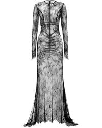 Lika - Maxi-Jurk Met Lange Mouwen - Lyst