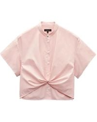 Rag & Bone - Haut Crop À Détail Torsadé - Lyst