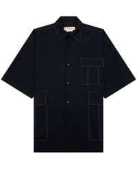 Marni - Pocket-Detail Short-Sleeve Shirt - Lyst
