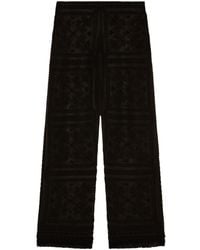 Alanui - Kiss By The Book Straight-Keg Trousers - Lyst