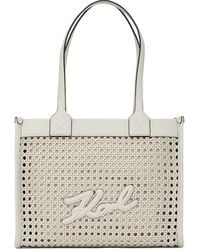 Karl Lagerfeld - Bolso shopper K/Skuare mediano - Lyst