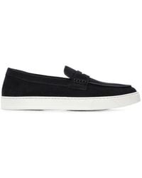Doucal's - Suede Penny-Strap Sneakers - Lyst