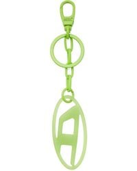 DIESEL - Oval D Charm Keyring - Lyst