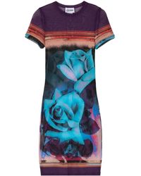 Jean Paul Gaultier - Roses mesh minidress - Lyst