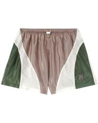 Palm Angels - Shorts sportivi con design color-block - Lyst