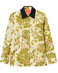 La DoubleJ - Camicia Boy Con Stampa A Fiori - Lyst