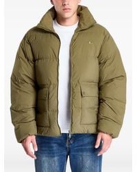 adidas - Padded Logo-Embroidered Jacket - Lyst