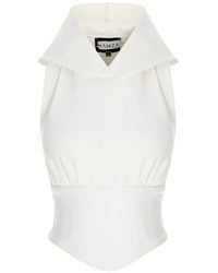Hamza - Franci Hooded Corset-Style Top - Lyst