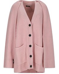 Canessa - Ribbed Cashmere Cardigan - Lyst