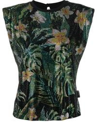 Philipp Plein - Floral-Print Tank Top - Lyst
