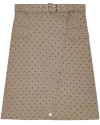 Ganni - Polka Dot-Print Skirt - Lyst