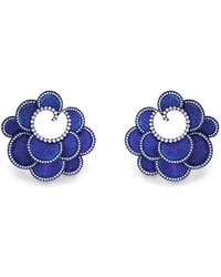 SABOO FINE JEWELS - Diamond Scalloped Earrings - Lyst