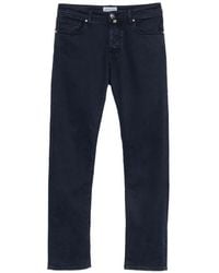 Jacob Cohen - Logo-Patch Slim-Fit Jeans - Lyst