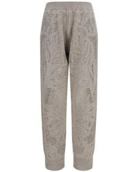 Brunello Cucinelli - Dazzling Water Lillies Track Pants - Lyst
