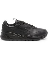 ARMANI EXCHANGE - Logo-Debossed Panelled Chunky Sneakers - Lyst