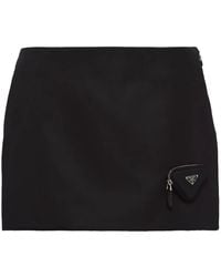 Prada - Re-nylon ミニスカート - Lyst