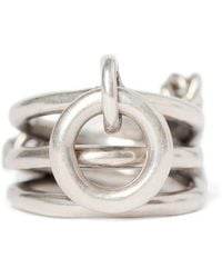 Ann Demeulemeester - Eida Ring Met Kettingdetail - Lyst