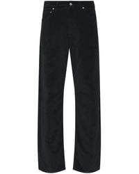 MM6 by Maison Margiela - Overdyed Moleskin Trousers - Lyst