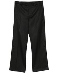 CASABLANCA - Jacquard Wide-Leg Trousers - Lyst