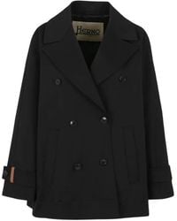 Herno - Gabardina Corta Técnica - Lyst