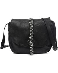 Campomaggi - Linda Crystal-Embellished Leather Shoulder Bag - Lyst
