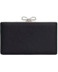 Self-Portrait - Crystal-Embellished Bow Clutch Bag - Lyst