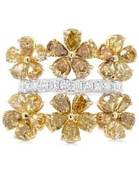 HYT Jewelry - 18Kt Diamond Cocktail Ring - Lyst