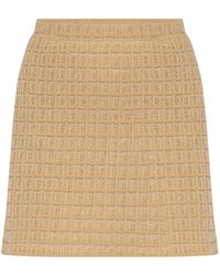 By Malene Birger - Cotton-blend Knitted Miniskirt - Lyst