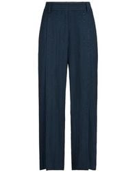Brunello Cucinelli - Chalkstripe Slouchy Trousers - Lyst