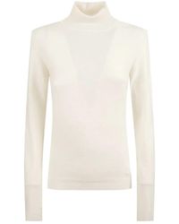 Fabiana Filippi - Turtle-Neck Embellished Top - Lyst