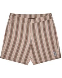Malbon Golf - Ripley Striped Shorts - Lyst