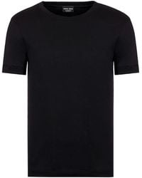 Giorgio Armani - Crew-Neck Short-Sleeve T-Shirt - Lyst
