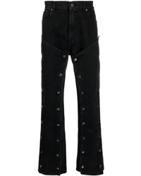Y. Project - Snap-off Mid-rise Bootcut Jeans - Lyst
