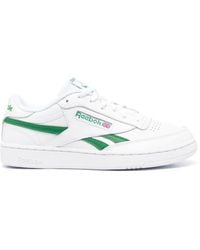 Reebok - Logo-Patch Leather Low-Top Sneakers - Lyst