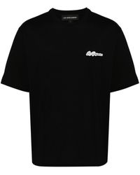 Les Benjamins - Logo-print Cotton T-shirt - Lyst
