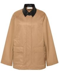 Calvin Klein - Veste Zippée À Col Contrastant - Lyst