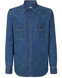 Jacob Cohen - Buttoned Denim Shirt - Lyst