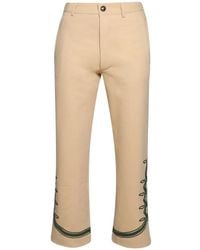 BAZISZT - Baya Floral-Embellished Trousers - Lyst