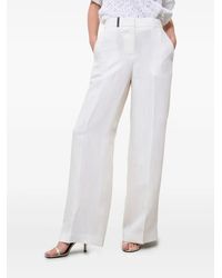 Peserico - Strukturierte Hose mit geraden Taschen - Lyst