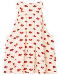 Marc Jacobs - Lips Halterneck Tie Top - Lyst
