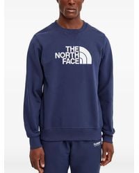 The North Face - Logo-Print Crew-Neck Sweatshirt - Lyst