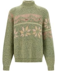 Magliano - Intarsia-Pattern Mock-Neck Sweater - Lyst