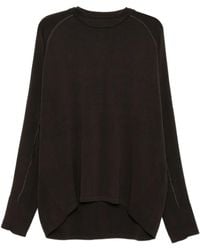 DEVOA - Pullover Mit Kontrasteinsätzen - Lyst