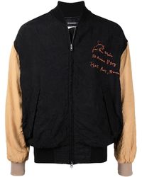 Song For The Mute Chaqueta bomber oversize - Negro