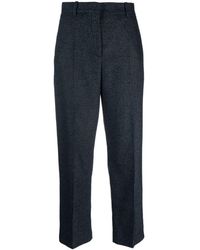 KENZO - Micro-houndstooth Straight-leg Trousers - Lyst