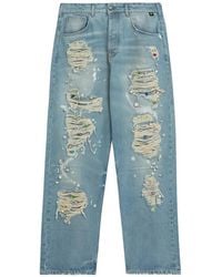 Barrow - Vaqueros Oversize Con Detalles Rasgados - Lyst