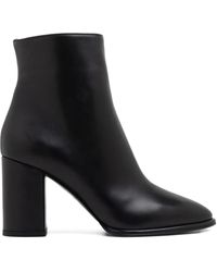 Le Silla - Bottines En Cuir À Talon Épais 90 Mm - Lyst
